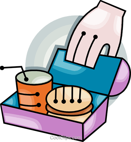 Lunch Box Royalty Free Vector Clip Art Illustration - Pranzo Al Sacco Png (443x480)