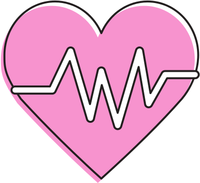 Heartbeat Element To Know Cardiac Rhythm - Cartoon Heart (550x550)