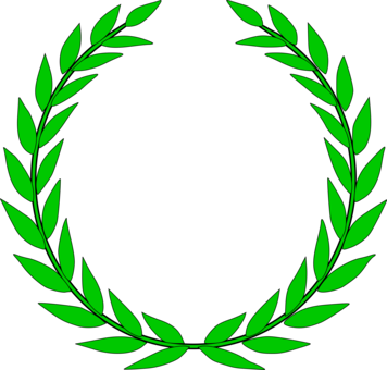 Laurel Wreath Bay Laurel Olive Wreath Laureate - Laurel Leaves (356x340)