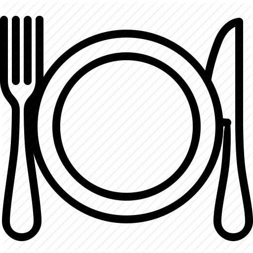 Dishes Icon Clipart Dish Computer Icons Clip Art - Dinner Plate Icon Png (512x512)