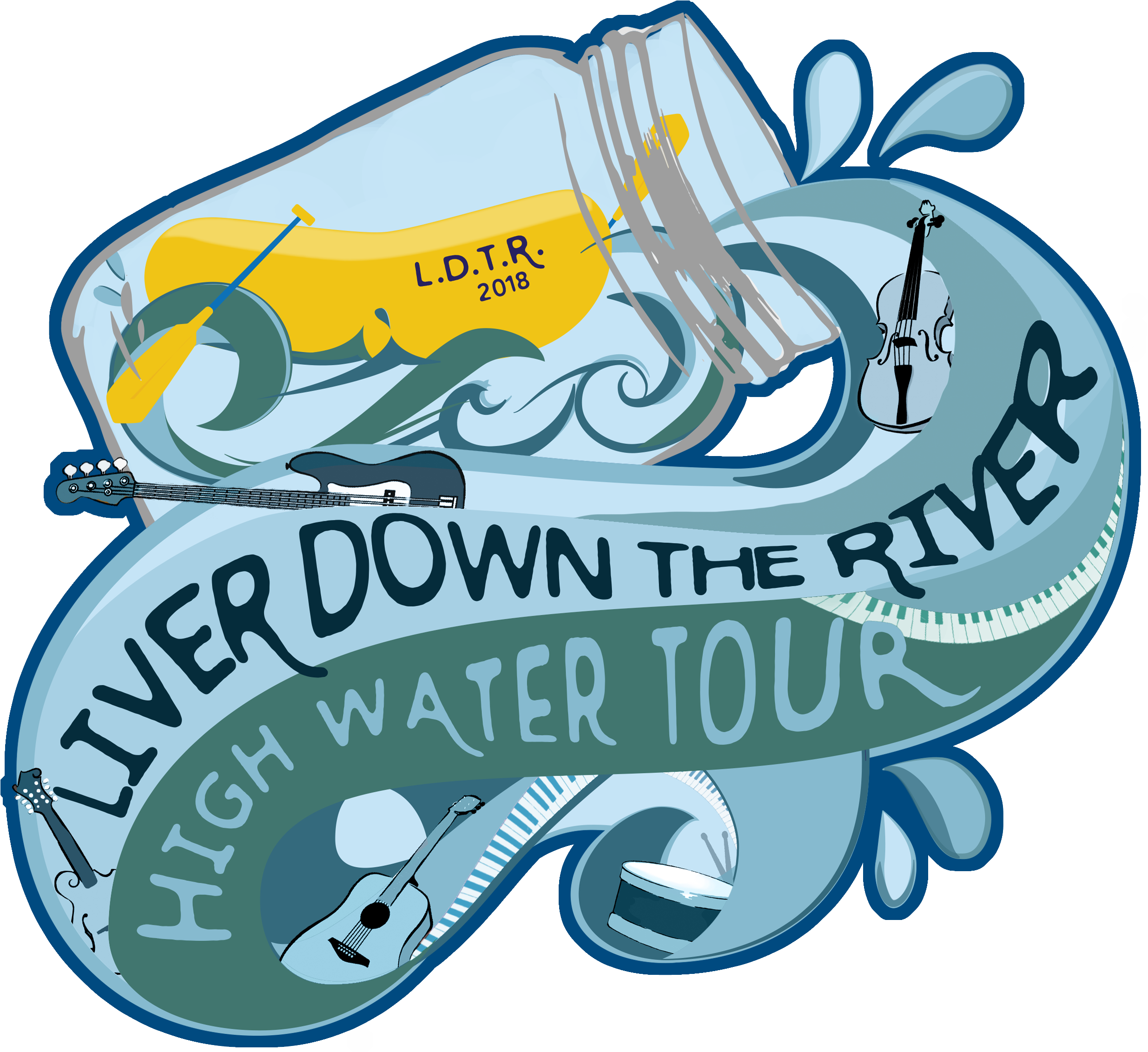 Liver Down The River Artist Portfolio Travel Blog Rh - Illustration (2500x2500)