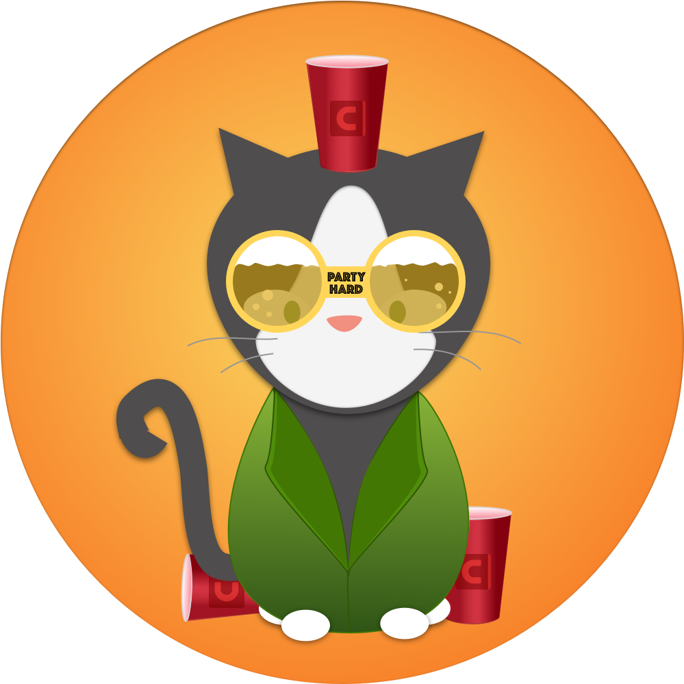 Turnt Cat - Cat (1005x1005)