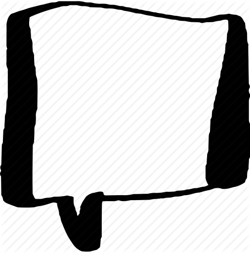 Square Speech Bubble - Drawing (506x512)