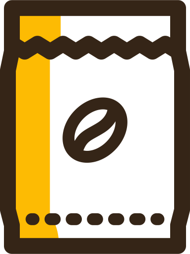 Kitchen Clip Bag Png Library Stock - Icono De Bolsa De Cafe (383x512)
