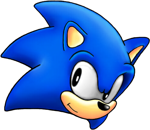 Sonic Head Png Image Library Download - Sonic The Hedgehog Head Png (584x485)