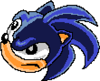 Sonic Face Png Banner Stock - Digital Art (428x362)