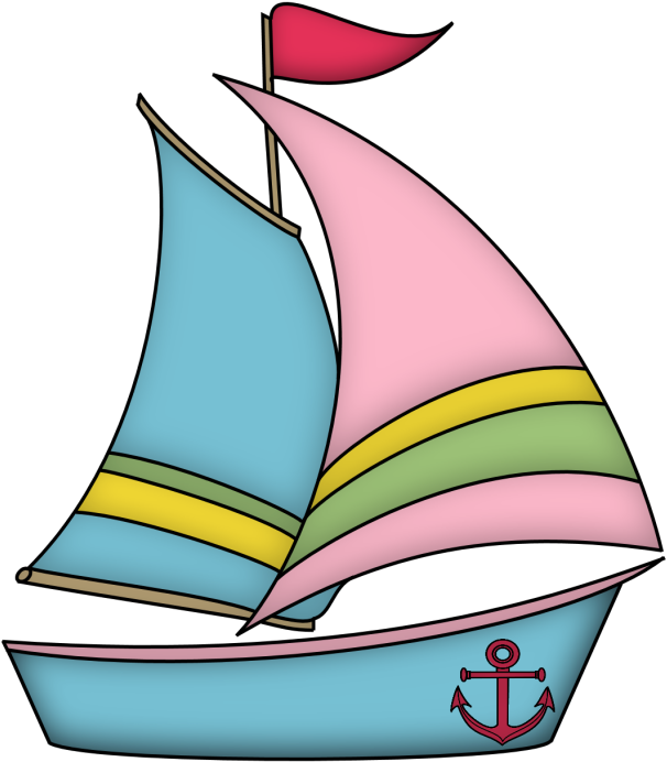Yacht Clip Art Clipart Vector Design U2022 Rh Dikenlitel - 帆船 卡通 (696x800)