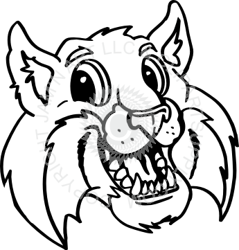 Bobcat Head Clip Artbobcat Clipart - Bobcat Head Clip Artbobcat Clipart (345x361)