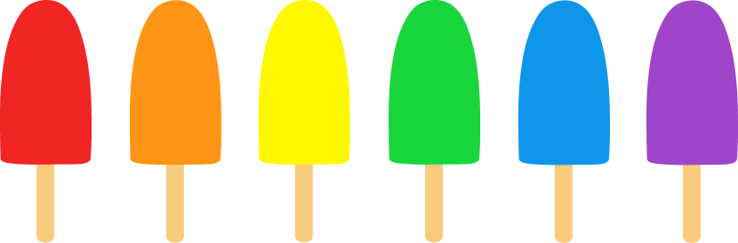 Pop Ice Cream Clipart Free Clip Art Images - Ice Pops Clipart (830x273)