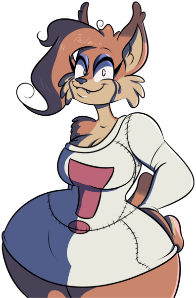 Perfection In The Form Of A Bobcat ❤ - Modern Bubsy (396x600)