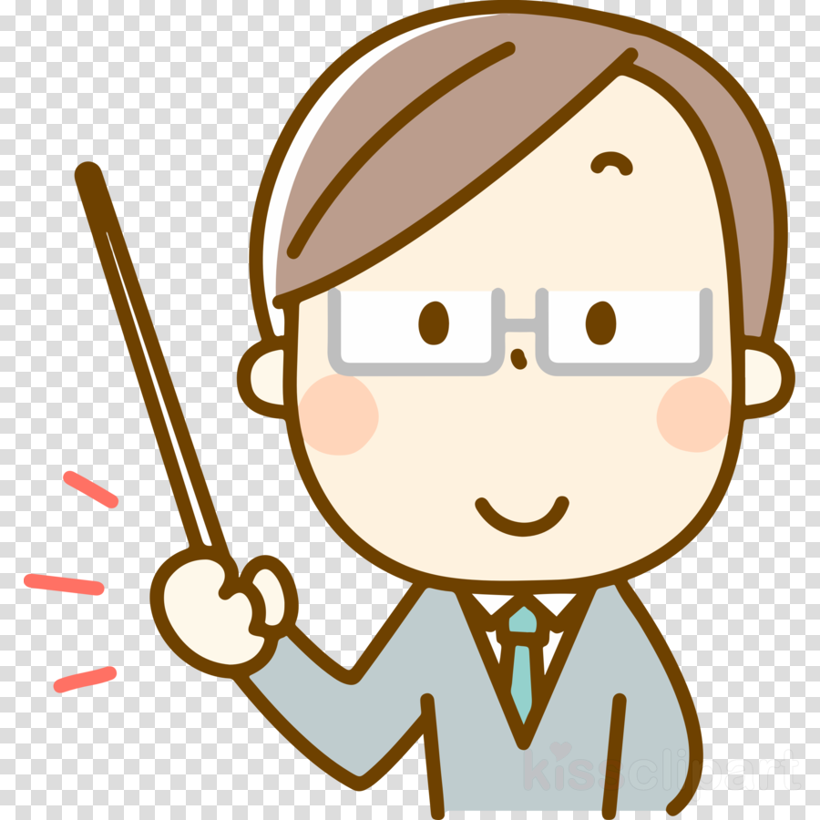 先生 電話 イラスト Clipart School Clip Art - Instructor Clipart (900x900)