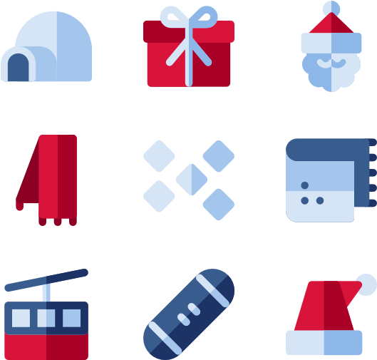 Cold Icons Free Vector Elements - Winter Icons (600x564)