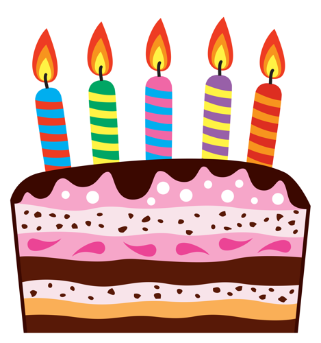Birthday Cake Sticker Clipart Cupcake Bakery Birthday - Birthday Cake Puzzle (469x500)