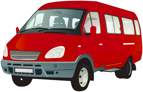 Passenger Van Png Clip Art - Clip Art (500x323)