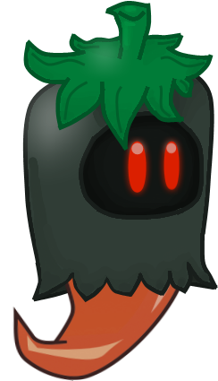 Grim Reaper Clipart Carolina Reaper - Cartoon (282x435)