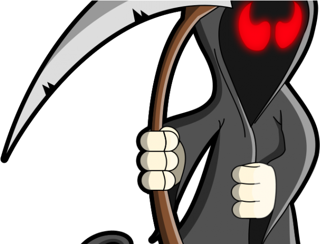 Drawn Grim Reaper Clipart - Reaper Cartoon (640x480)