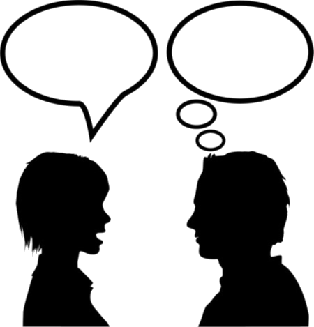 Speaking Clipart Stock Photography Clip Art - Clipart People Talking (450x469)