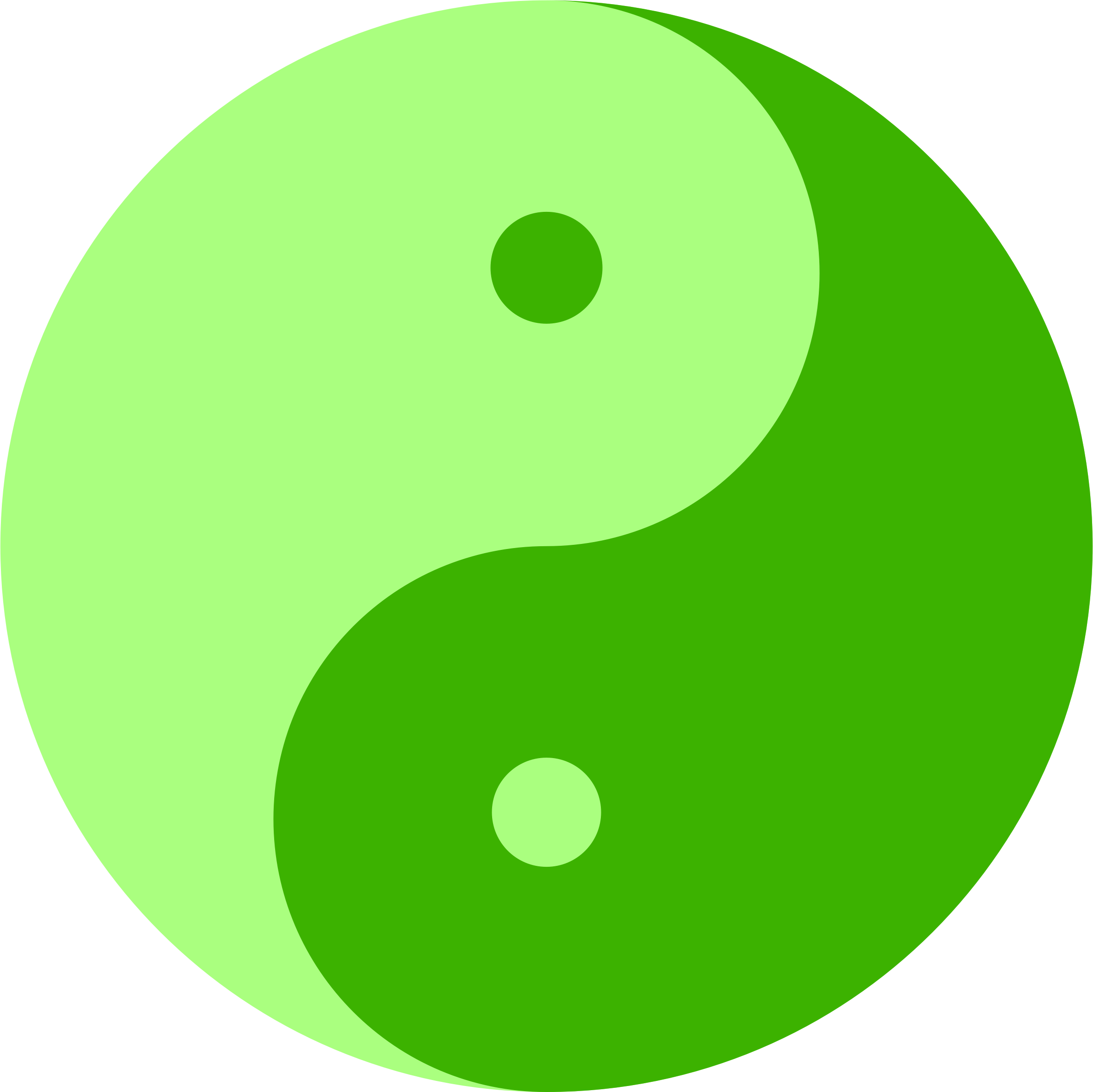 Big Image - Green Yin And Yang Pdf (2372x2371)