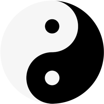 Yin And Yang Black And White Computer Icons Symbol - Yin And Yang Clip Art (530x750)