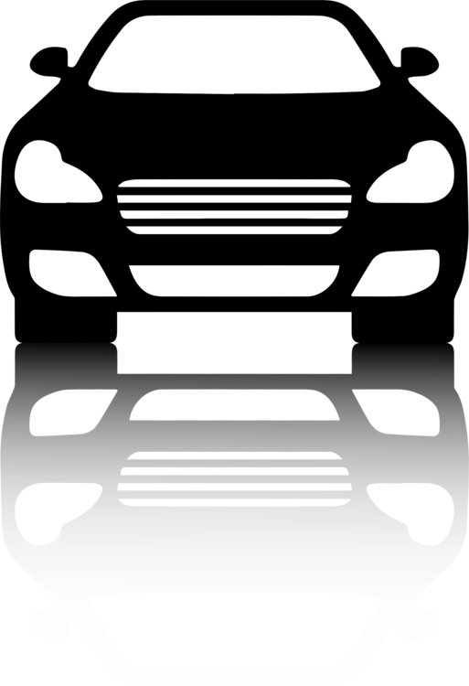 Car Dodge Shadow Computer Icons Peugeot - Car Clipart Black And White Front View (513x750)