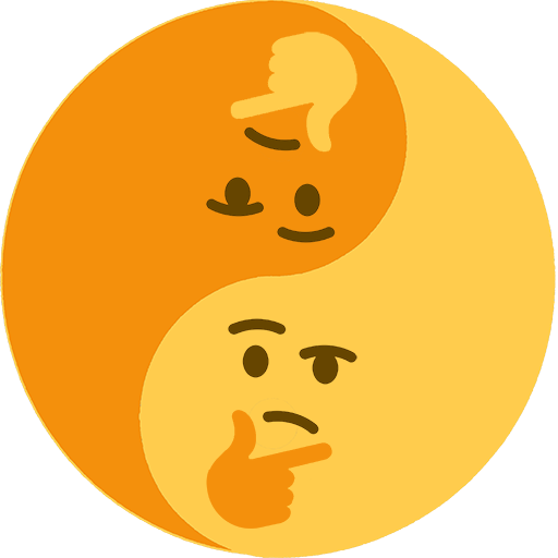 Thinking Emoji Yin Yang (512x512)