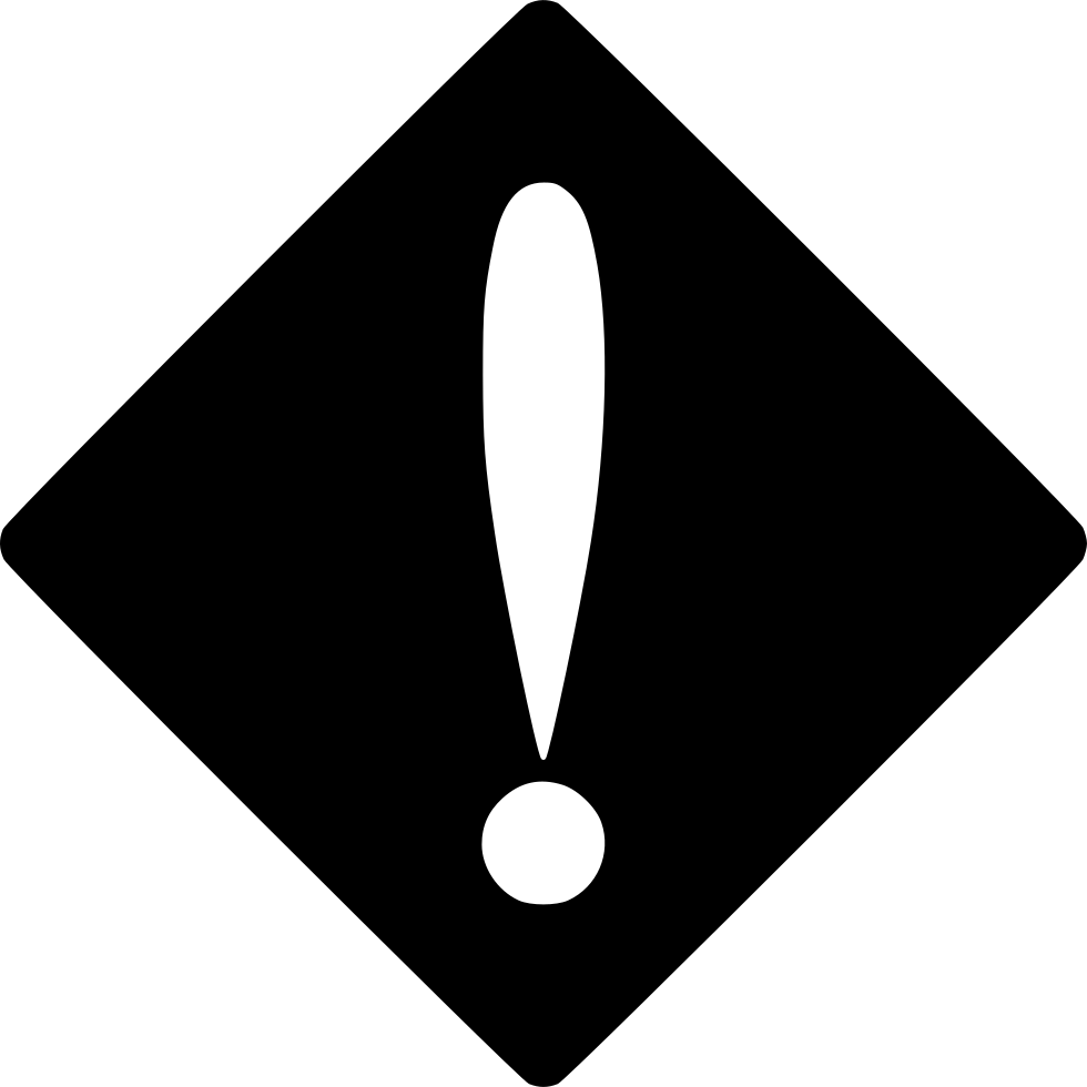 Danger Clipart Error - Signo De Exclamación Vector (980x980)