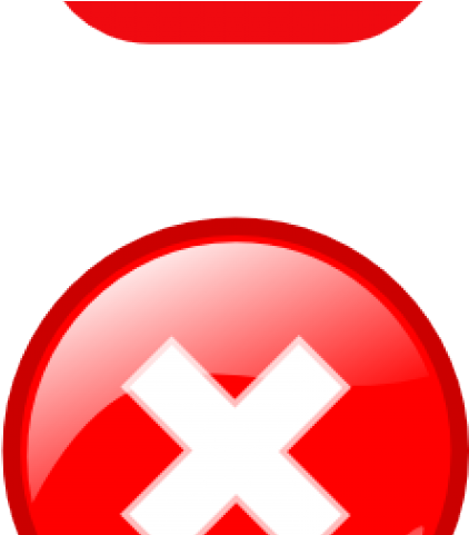 Red Cross Clipart Error - Error Icon (640x480)