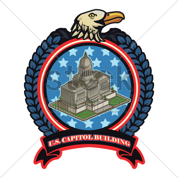 Download United States Capitol Clipart United States - United States Capitol (600x600)