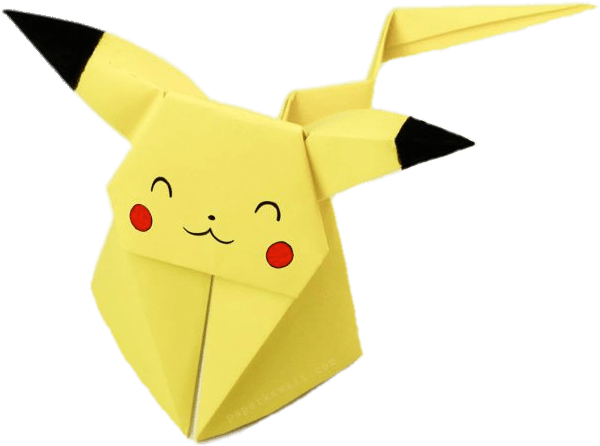 Origami Pikachu - Origami Passo A Passo (728x600)