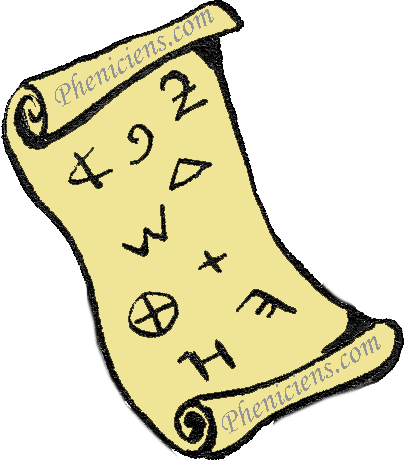 Alphabet - Phoenician Alphabet (405x460)