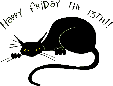 Share And Enjoy - Clipart Friday The 13th (439x333)