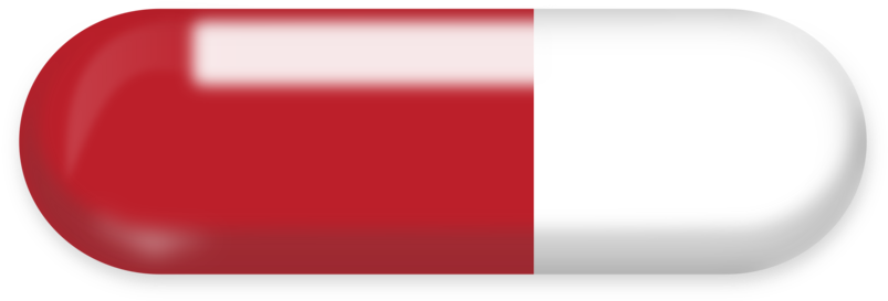 Tablet Pharmaceutical Drug Capsule Pharmacy Computer - Red And White Pill Png (850x340)