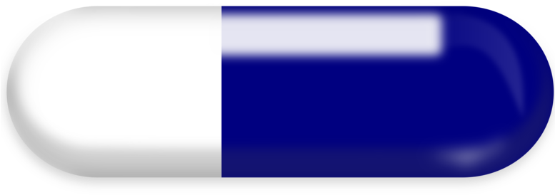 Tablet Pharmaceutical Drug Combined Oral Contraceptive - Blue And White Capsule (776x340)