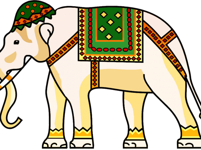 Decoration Clipart Elephant - Thailand Flag (640x480)