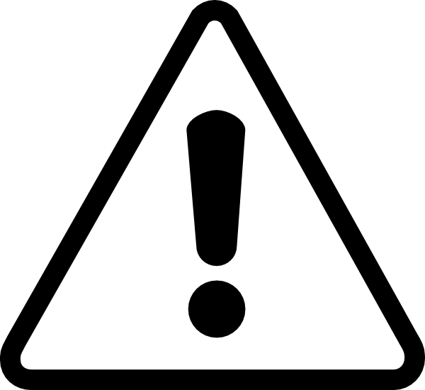 California Residents Click Here For Prop 65 Warning - Safety Sign Black And White (600x550)