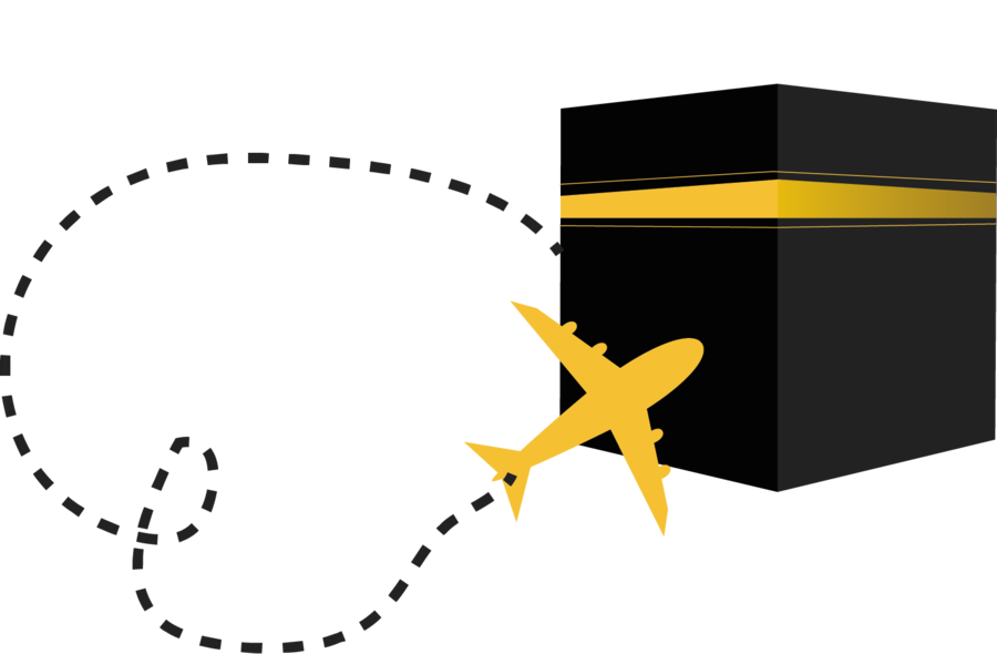 Hajj Icon Png Clipart Mecca Hajj Clip Art - Hajj Icon Png (900x590)