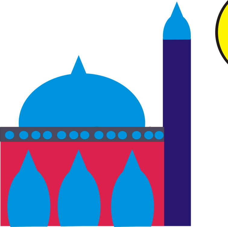 Church Mosque Of Ulcinj Al Masjid An Nabawi Islam Computer - Clipart Masjid Small (755x750)