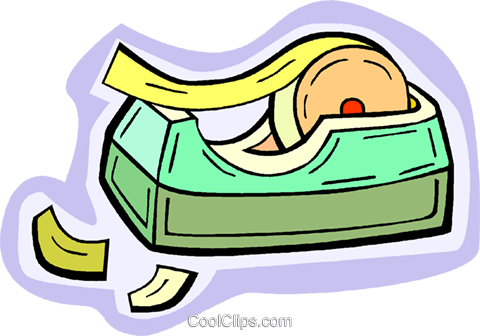 Adhesive Tape Royalty Free Vector Clip Art Illustration - Adhesive Tape Royalty Free Vector Clip Art Illustration (480x336)