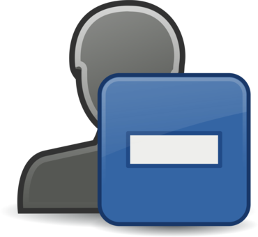 Computer Icons Document User Interface Computer Network - Contact Remove Icon (370x340)