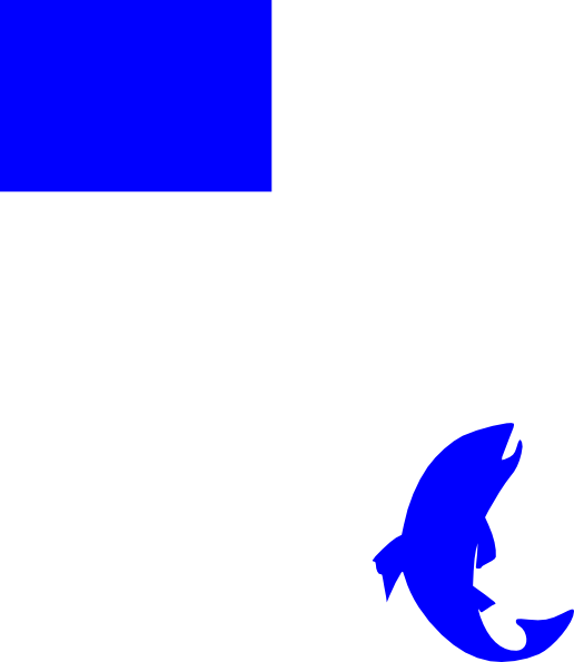 Black Jumping Trout Shower Curtain (516x595)