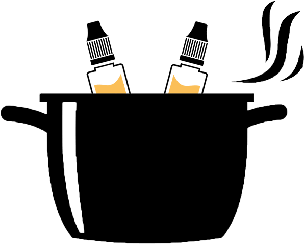 Water Bath A Water Bath Is Placing The E-liquid Bottle - Water Bath A Water Bath Is Placing The E-liquid Bottle (600x506)