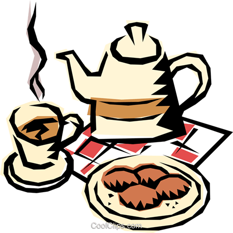 Coffee Royalty Free Vector Clip Art Illustration - Music (480x480)
