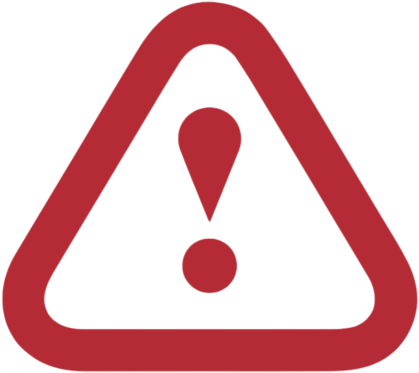 While There's Innovation In This Field, It's Applied - Black Transparent Warning Sign (613x545)