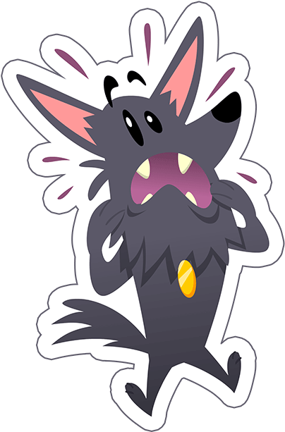Cute Funny Dog Comic Stickers Messages Sticker-4 - Cartoon (618x618)