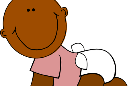 Banner Freeuse Stock Babies Clip African American - Clip Art (450x300)