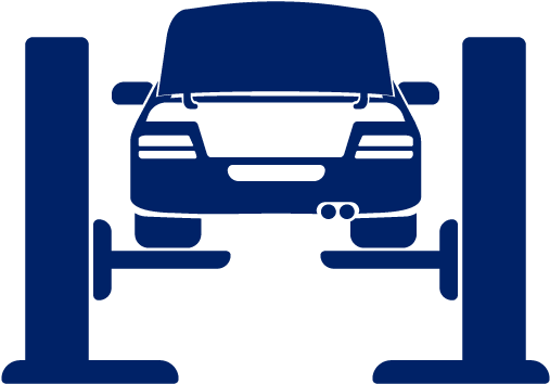 When Your Car Or Truck Needs Auto Body Repair, Vic's - Vehicle Hoist Icon (600x600)