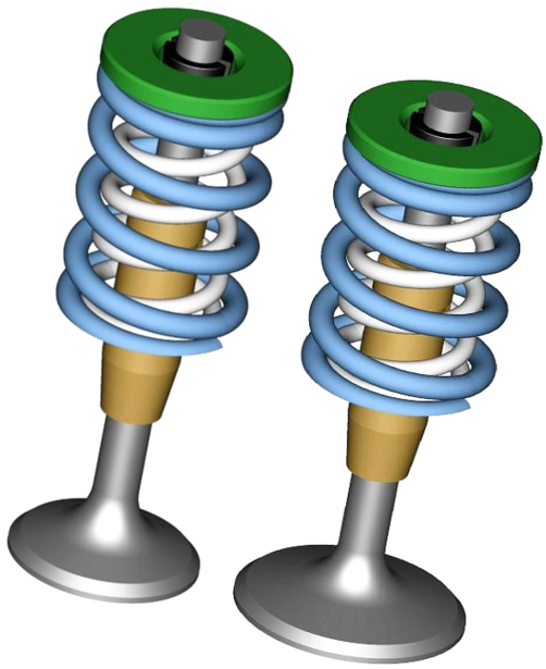 Valve And Spring Assembly 35mm In, 29mm Ex, Leyland - Suspension (554x640)