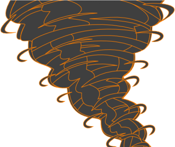 Tornado Clipart Brown - Red Tornado Png (640x480)