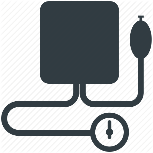 Iconfinder Health And Medical Glyphs By Vectors - Sphygmomanometer (512x512)