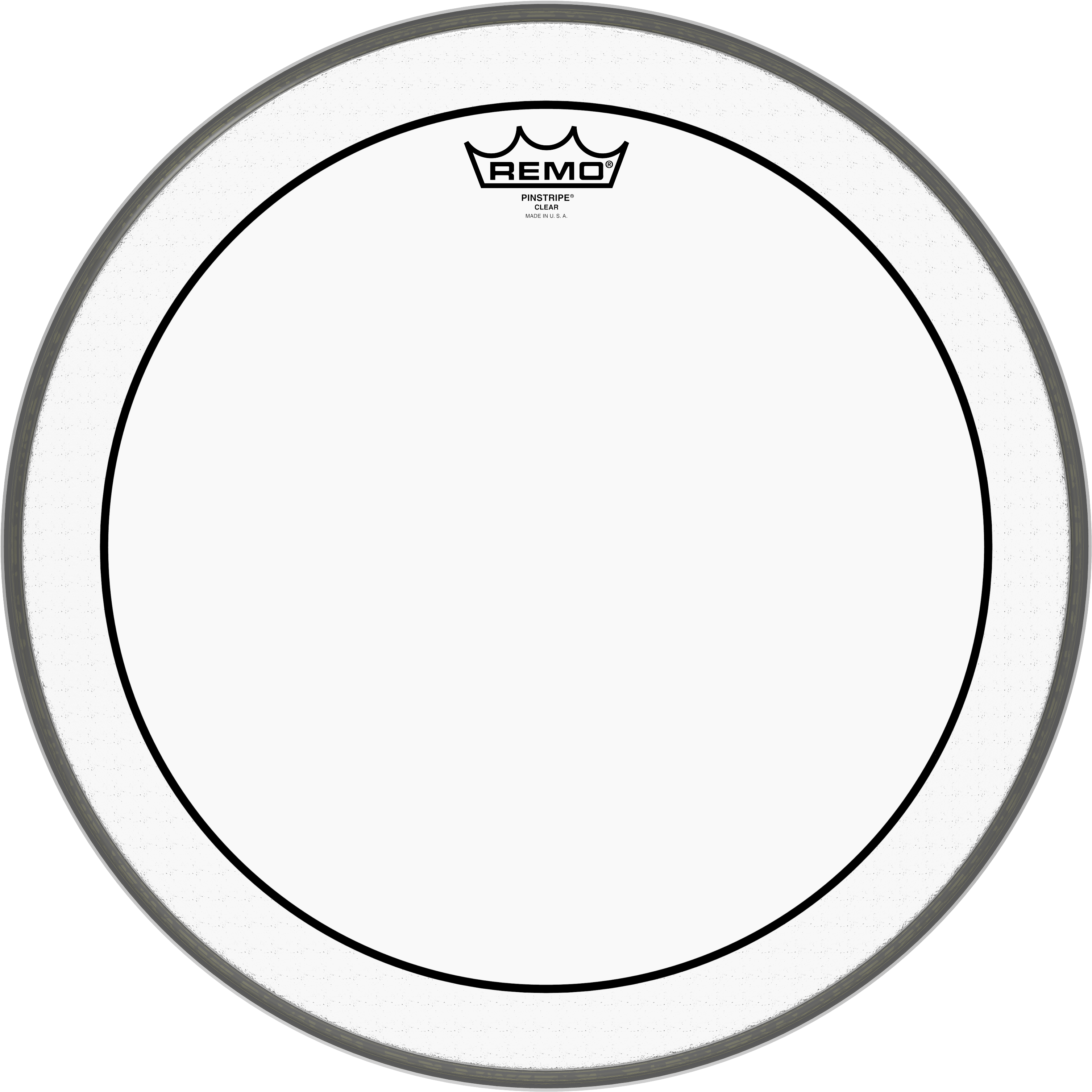 Remo Pinstripe Clear Bass Drum Head - Pinstripe Remo (3300x3300)